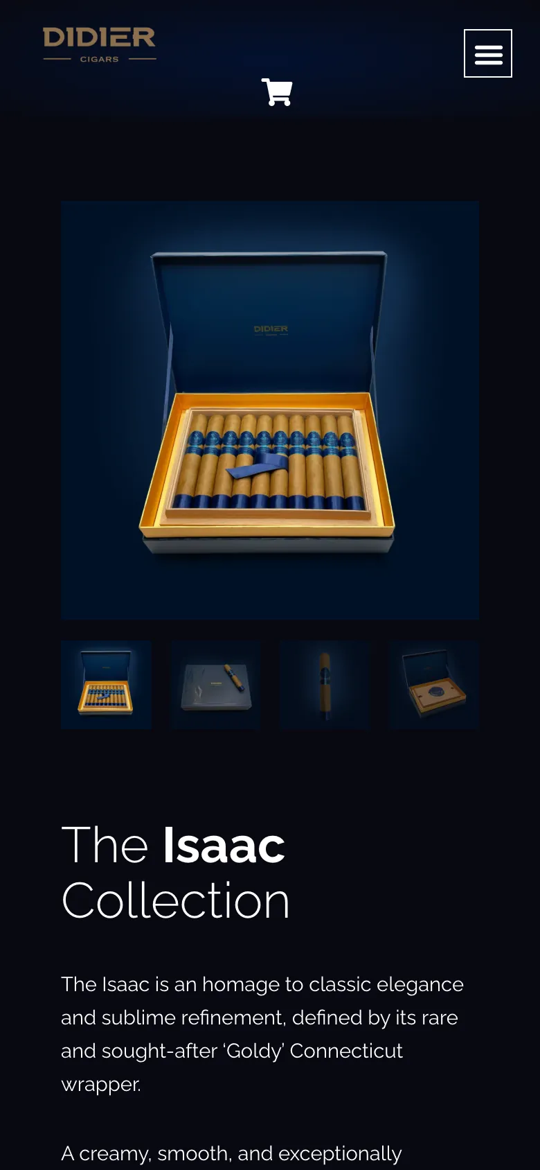 Mobile product page